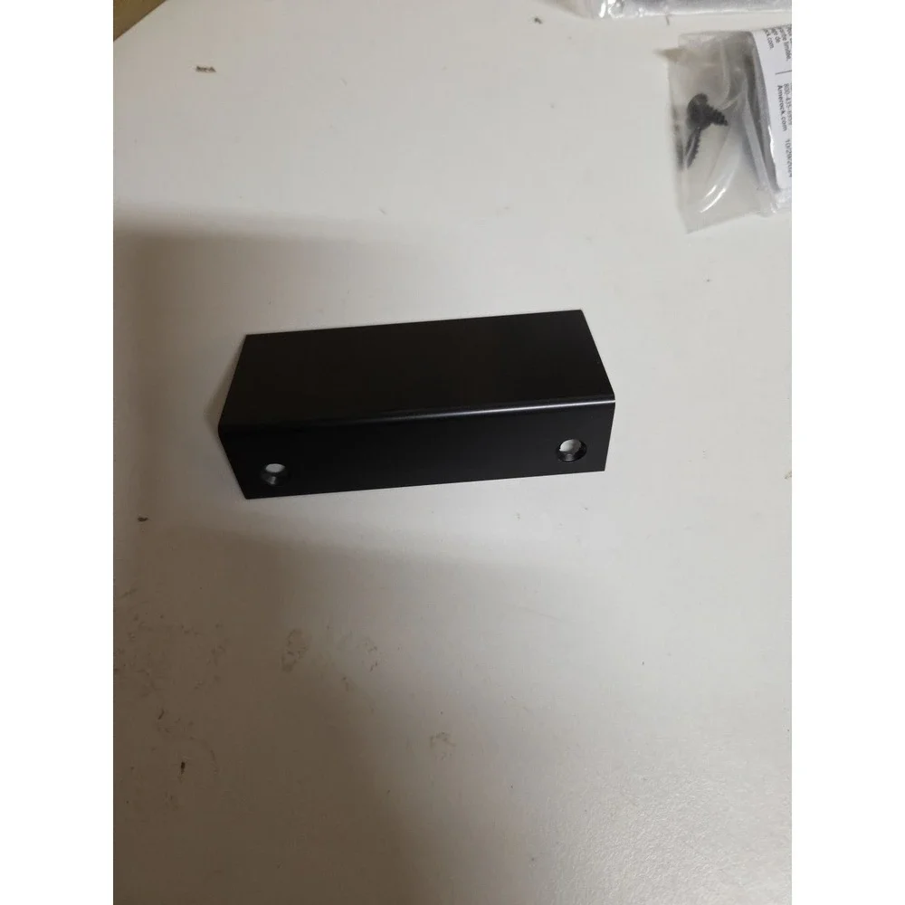 Amerock Edge Pulls 3‎ in. (76mm) Modern Matte Black Cabinet Edge Pull Set Of 6